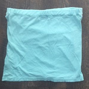 Burberry Blue Label strapless top mint green
